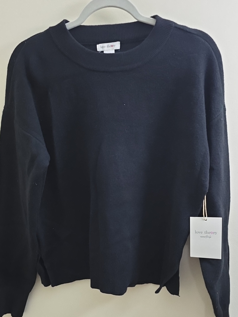Theory Men’s Crewneck Sweater in Black